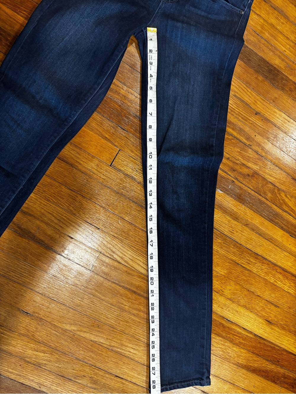 Paige Skyline Ankle Peg Skinny Jeans in Caswell Blue - Picture 12 of 12